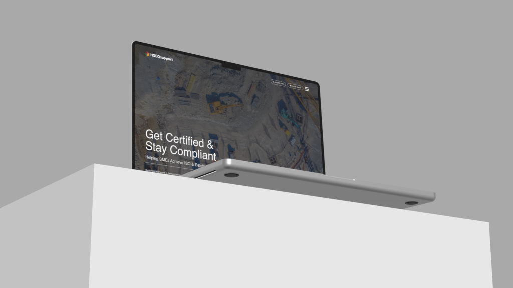 Custom website design for HSEQ Support Ltd based in Chatham